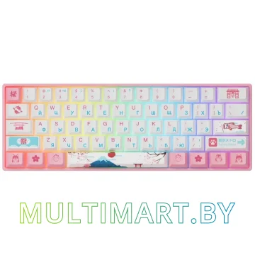 Клавиатура Akko 3061 World Tour Tokyo R2 (Akko CS Jelly Pink)